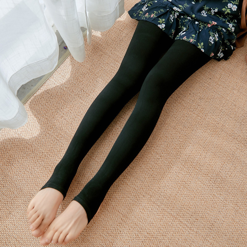 Fall Macarons Color Slim Cut Any Pressure Combed Cotton Leggings Single-layer Thin Section 150g Socks